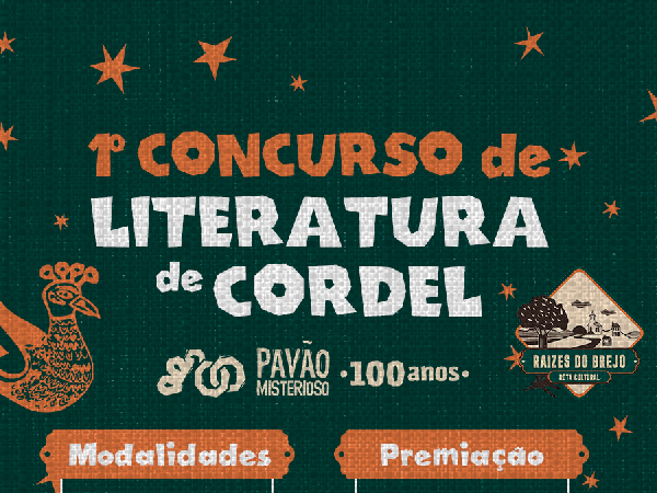Secretaria de Cultura e Turismo de Pilõezinhos abre inscrição do 1º Concurso de Literatura de Cordel